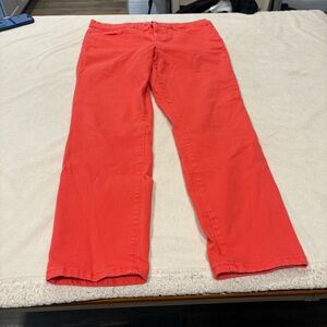 Lilly Pulitzer Coral Straight Leg Jeans